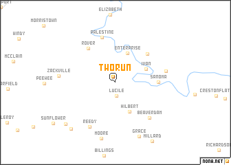 map of Two Run