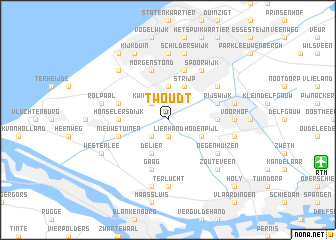 map of ʼt Woudt