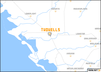 map of Two Wells