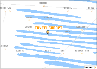 map of Twyfelspoort