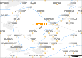 map of Twywell