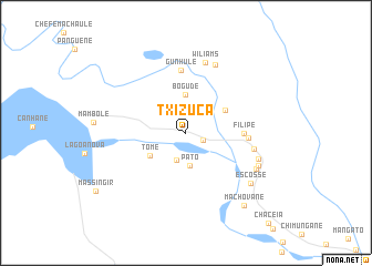 map of Txizuca