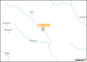 map of Txonze