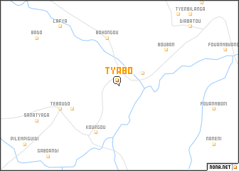 map of Tyabo