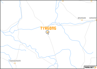 map of Tyagong