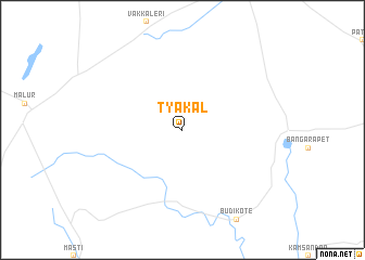 map of Tyākal