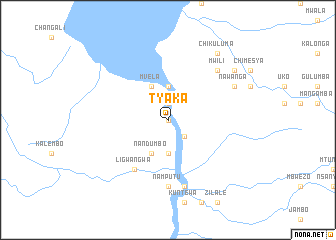 map of Tyaka