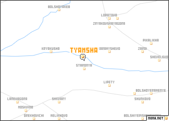 map of Tyamsha