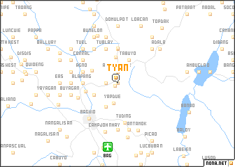 map of Tyan