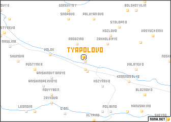 map of Tyapolovo