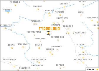 map of Tyapolovo