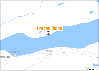 map of Tyapsa-Marga