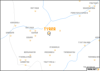 map of Tyara