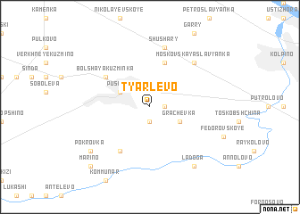 map of Tyarlevo