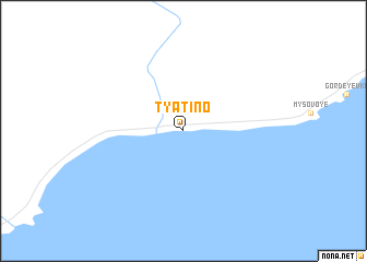 map of (( Tyatino ))