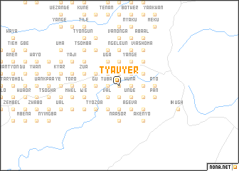 map of Tyavyer