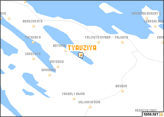 map of Tyavziya