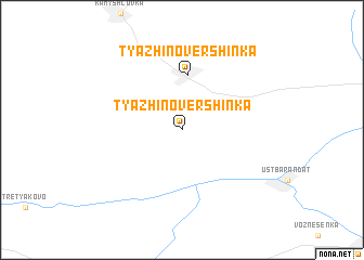 map of Tyazhino-Vershinka