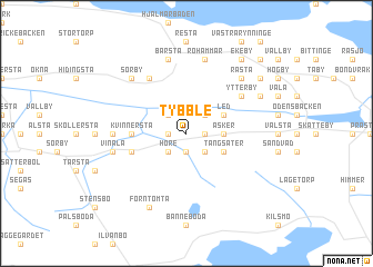 map of Tybble