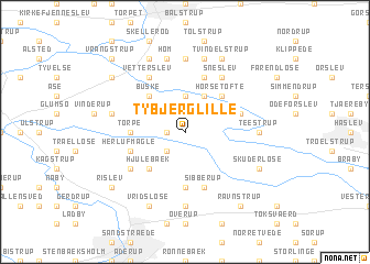 map of Tybjerglille