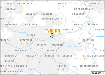 map of Tyburn