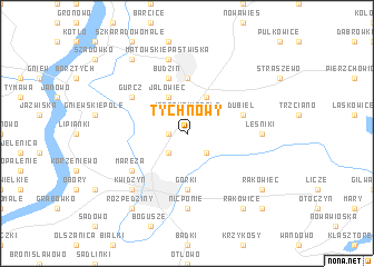 map of Tychnowy