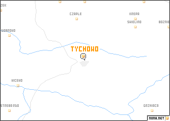 map of Tychowo