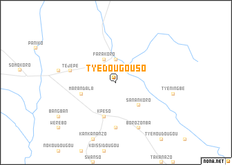 map of Tyédougouso