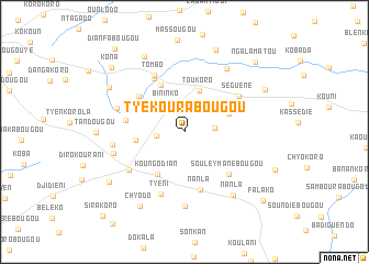 map of Tyèkourabougou