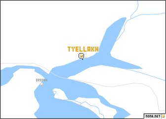 map of Tyellakh