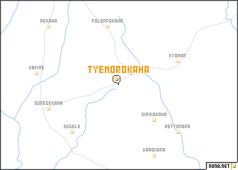 map of Tyémorokaha