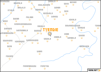 map of Tyèndiè