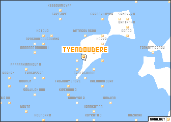 map of Tyèndoudéré