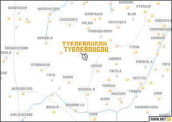 map of Tyènébougou