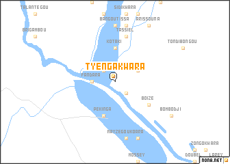 map of Tyènga Kwara