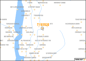 map of Tyènga