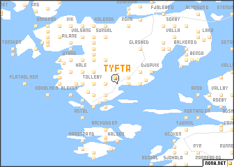 map of Tyfta