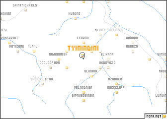 map of Tyinindini