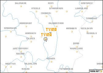 map of Tyira