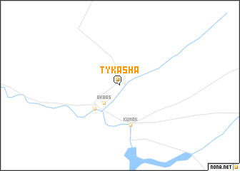map of Tykasha