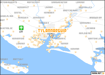 map of Ty-Lann-ar-Guip