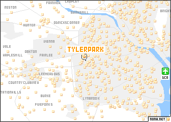 map of Tyler Park