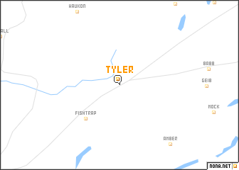 map of Tyler