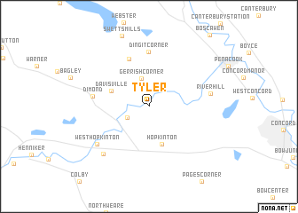 map of Tyler
