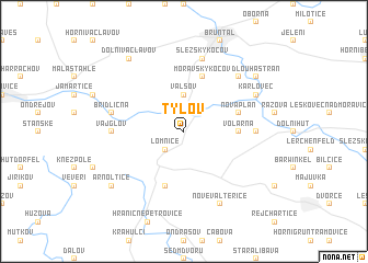 map of Tylov