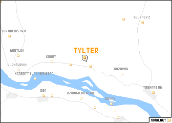 map of Tylʼ-Ter