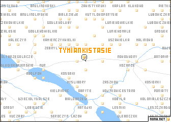 map of Tymianki Stasie