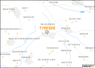 map of Tymkove