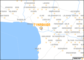 map of Tympákion