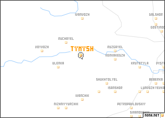 map of Tymysh
